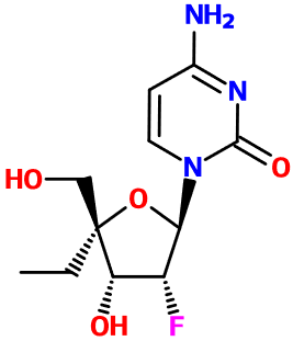 MC004669 2'-Deoxy-4'-ethyl-2'-fluorocytidine (图片) MC004669 2'-Deoxy-4'-ethyl-2'-fluorocytidine